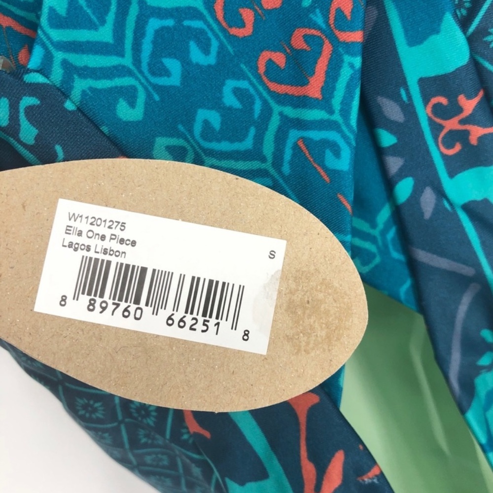 PRANA NWT Ella One Piece Swimsuit Lagos Lisbon Small - Picture 7 of 9